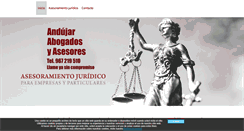 Desktop Screenshot of miguelandujarabogados.com